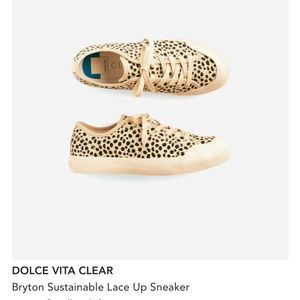 Canvas lace-up sneakers animal giraffe 🦒 print